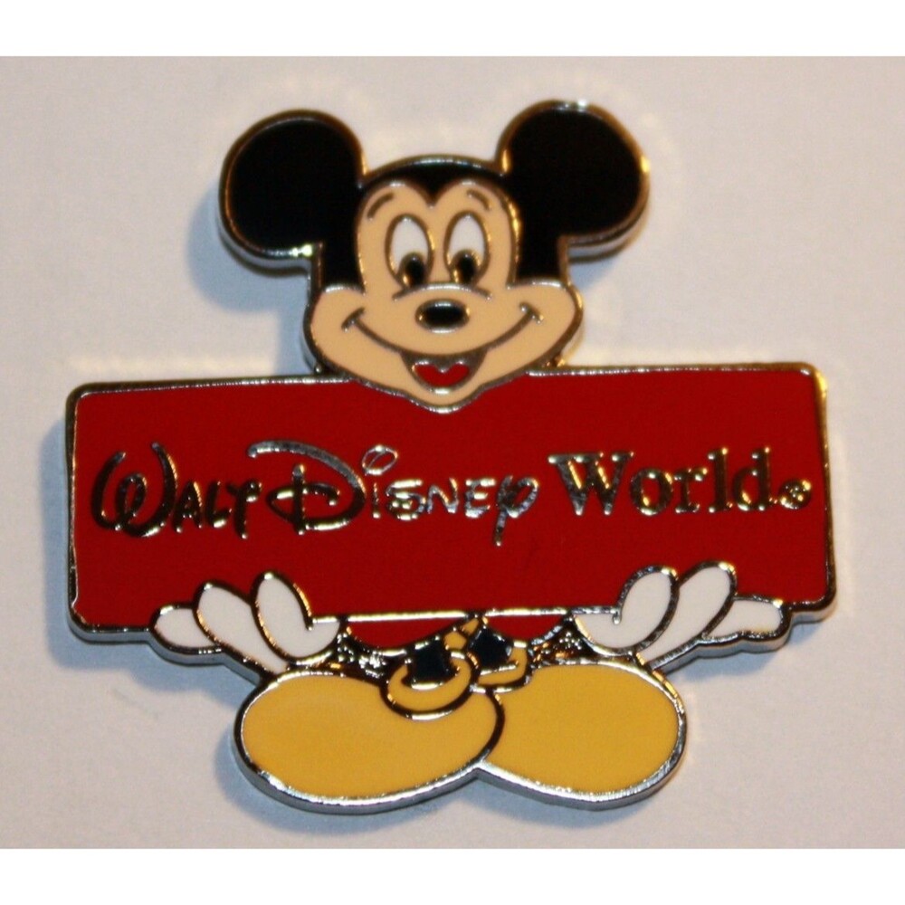WDW - Mickey Holding Red Sign